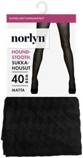 Norlyn Houndstooth 40 den sukkahousut