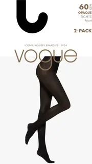 Vogue naisten sukkahousut 60D Opaque 2P 96041