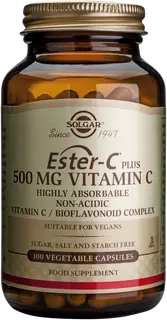 Solgar Ester-C Plus 500 mg ravintolisä 100 kaps.