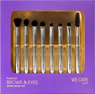 We Care Icon Flawless Brows & Eyes Brush Set silmämeikkisivellin 8kpl