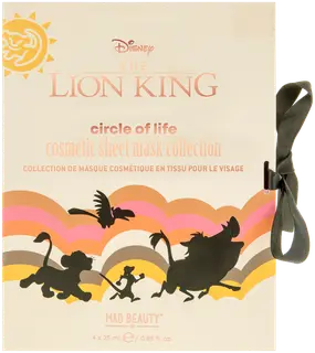 Mad Beauty Lion King Sheet Mask 4 pc Collection -kangasnaamiosetti