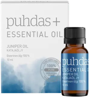 Puhdas+ Premium essential oil Juniper katajanmarjaöljy 10 ml