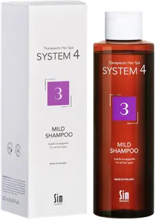 Sim Sensitive System4, 3 Mild shampoo 250 ml
