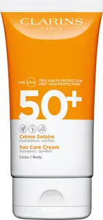 Clarins Hydrating Sun Cream for Body SPF 50+ aurinkosuojavoide vartalolle 150 ml
