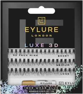 Eylure Luxe 3D Individuals -irtoripset ja liima