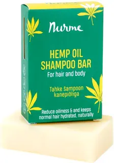 Nurme Hemp Oil Shampoo Bar for normal and oily hair – Hammpuöljy Shampoopala normaaleille ja rasvoittuville hiuksille 100g