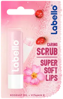Labello 5,5ml Rosehip Oil Caring Lip Scrub -huulikuorintavoide
