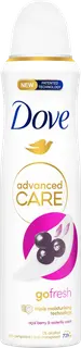 Dove 72h Advanced Care Acai Berry & Water Lily Antiperspirantti Deodorantti spray mukana kosteusvoide 150 ml
