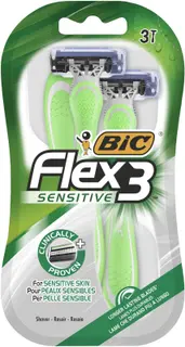 BIC varsiterä Flex 3 Sensitive 3-pack
