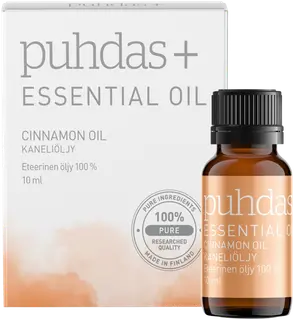 Puhdas+ Premium essential oil Cinnamon kaneliöljy 10 ml