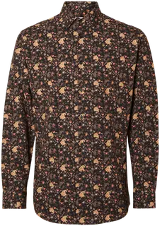 Selected  Slhslim-paise aop ls kauluspaita