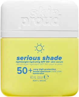Skin Proud Serious Shade SPF50  -aurinkovoide kasvoille 40ml