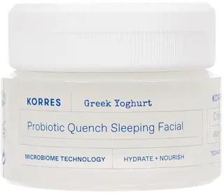 KORRES Greek Yoghurt ravitseva probioottinen yön yli -hoitonaamio 40ml