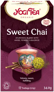 Yogi Tea Sweet Chai maustetee luomu ayurvedinen 17x2g