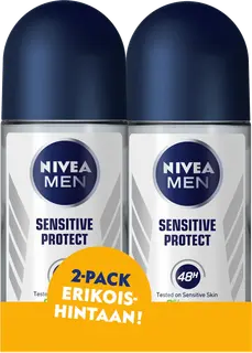 NIVEA MEN 2x50ml Sensitive Protect Deo roll-on -antiperspirantti
