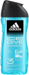 Adidas Ice Dive 3in1 Shower Gel 250ml, suihkugeeli miehet