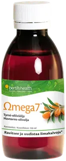 Omega7 Tyrni-oliiviöljy ravintolisä 150 ml