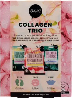 Oh K! Collagen Trio -kasvonaamioarkkisetti 3 kpl