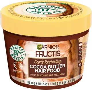 Garnier Fructis Hair Food Cocoa Butter hiusnaamio kiharille 390ml