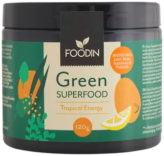 Foodin Green Superfood Tropical Energy 120g