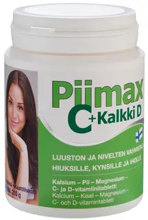 Piimax C + Kalkki D kalsium-pii-magnesium-C- ja D-vitamiinitabletti 300 tabl