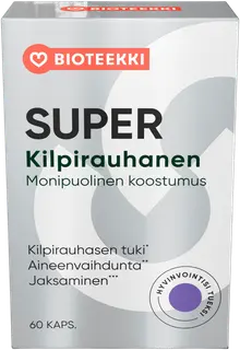 Bioteekki Super Kilpirauhanen ravintolisä 60 kaps.