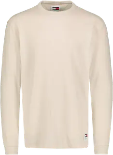 Tommy Jeans reg ls waffle t-paita