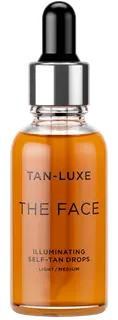Tan-Luxe The Face Self-Tan Drops Light/Medium 30ml -itseruskettavat tipat kasvoille