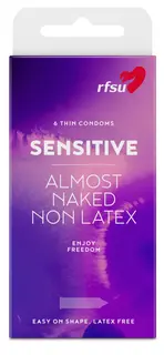 RFSU So Sensitive 6kpl superohut kehon lämpöä välittävä lateksiton kondomi