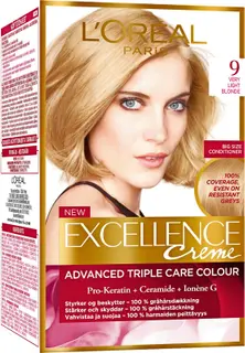 L'Oréal Paris Excellence Creme 9 Very Light Blonde Vaalea kestoväri 1kpl
