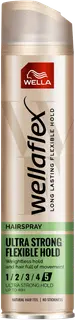 Wella Wellaflex Hairspray Ultra Strong Flexible Hold 5 hiuskiinne 250 ml
