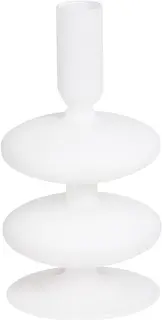 Mica Kynttilänjalka Fabia 16x8,5 cm valkoinen