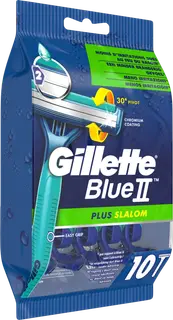 Gillette 10kpl BlueII Plus Slalom varsiterä
