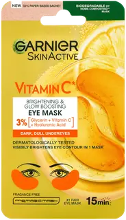 Garnier SkinActive Vitamin C Brightening & Glow Boosting silmänalusnaamio väsyneelle iholle  5g