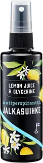 Lemon Juice & Glycerine 100ml Antiperspirantti jalkasuihke