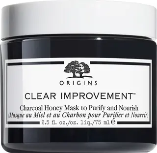 Origins Clear Improvement™ Charcoal Honey Mask to Purify & Nourish kasvonaamio 75ml
