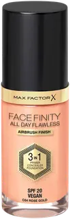 Max Factor Facefinity All Day Flawless 3in1 meikkivoide 30ml, 64 Rose Gold