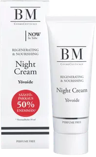BM Night Cream yövoide säästöpakkaus 75 ml