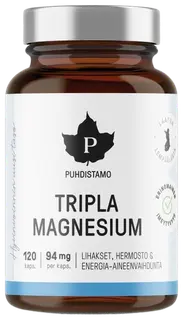 Puhdistamo Tripla Magnesium 120 kapselia