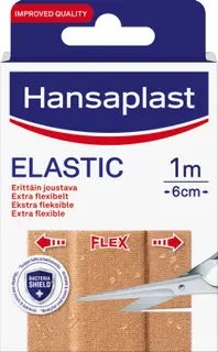 Hansaplast 10x10cmx6cm Elastic erittäin joustava kangaslaastari