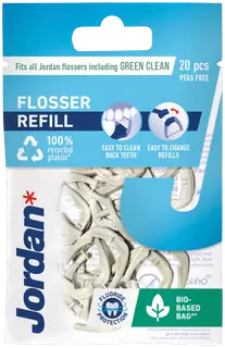 Jordan Easy Clean Flosser refill täyttöpakkaus 20kpl