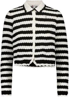 Tommy Jeans Crochet Stripe neuletakki