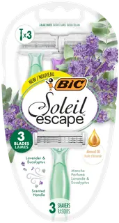 BIC varsiterä Soleil Escape 3 Lavender & Eucalyptus 3-pack