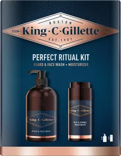 King C. Gillette Parran pesuaine 350 ml & Kosteusvoide 100 ml