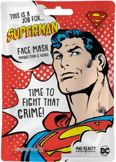 Mad Beauty  DC Superman Face Mask -kasvonaamio