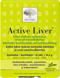 New Nordic Active Liver™ ravintolisä 30 tabl./ 43,2 g