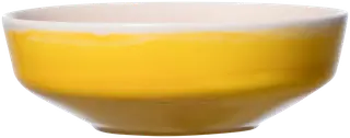 Pentik Tuntu lautanen syvä 18 cm keltainen vaaleanpunainen