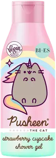 BI-ES Shower Gel Pusheen Strawberry Cupcake 400ml