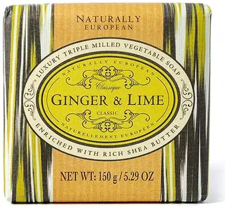 Naturally European Ginger & Lime Soap palasaippua 150 g
