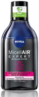 NIVEA 400ml MicellAIR Expert Waterproof Make-Up Remover -meikinpoistoaine